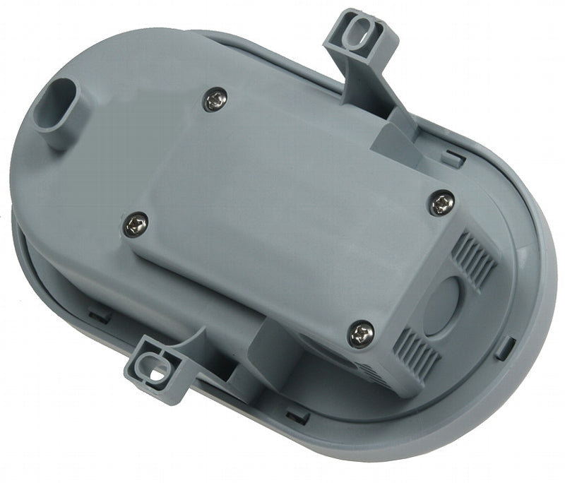 LED Oval-Armatur REV mit HF-Sensor 10W, 00lm, 168x115x70mm, 6500K, grau