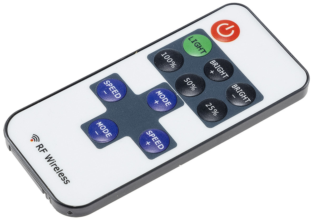 Funk-Controller für LED-Stripes mit Fernbedienung, 12-24V, 72Watt