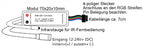 Controller für RGB LED-Stripes incl. IR-Fernbedienung + App-Steuerung