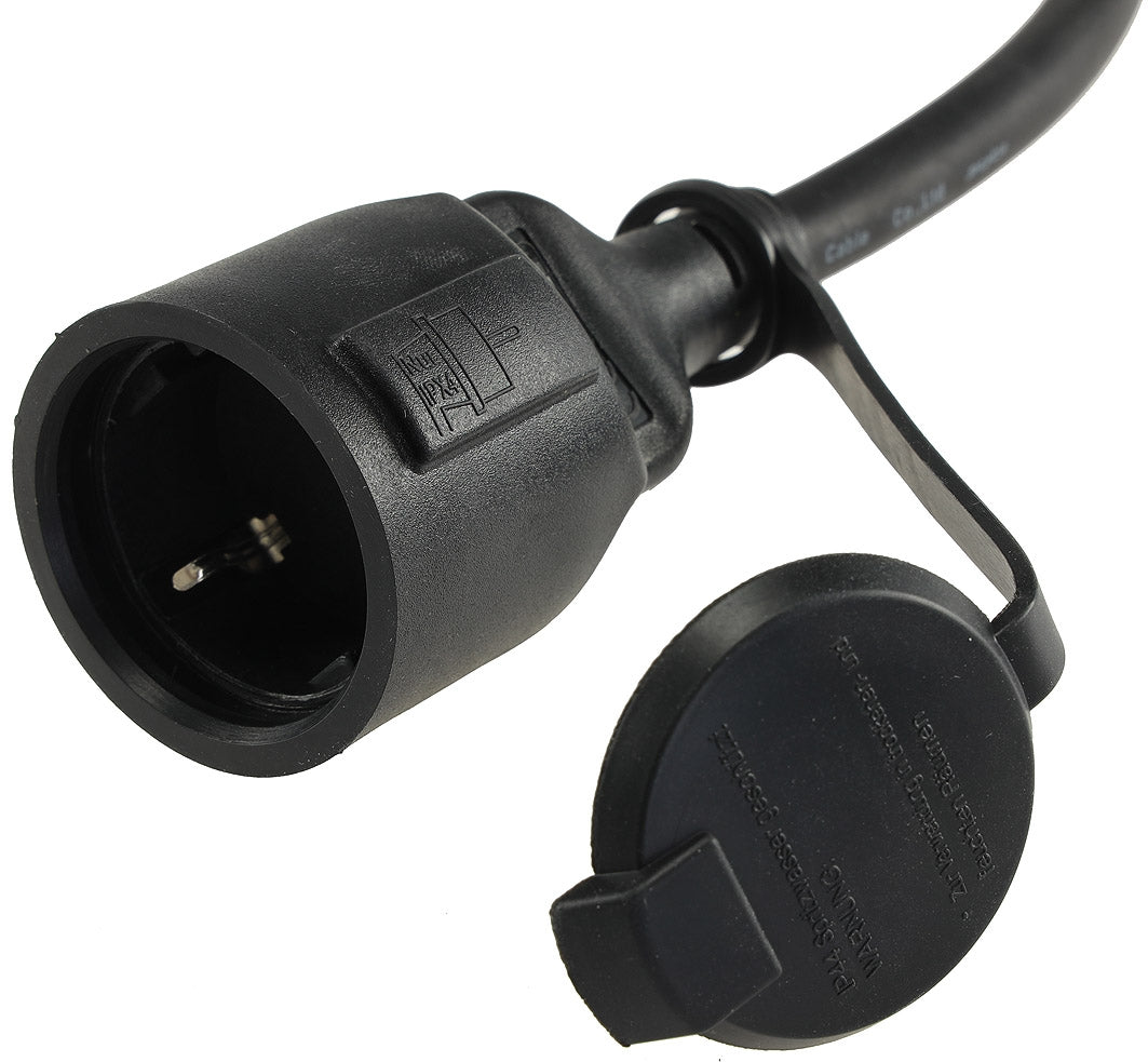 Adapterleitung Camping Wohnwagen Schutzkontakt-Kupplung, CEE-Stecker