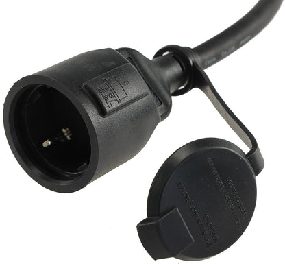 Adapterleitung Camping Wohnwagen Schutzkontakt-Kupplung, CEE-Stecker