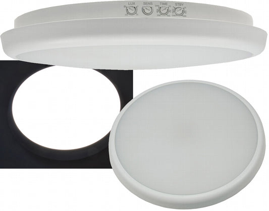 LED Deckenleuchte "SALAO 16 NW" IP54, 16W, 1350lm, 4000K, HF-Bewegungsm.