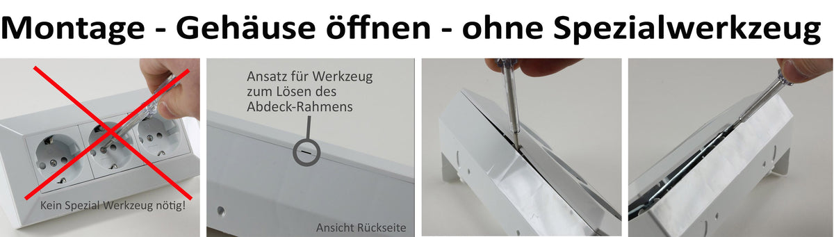 Steckdosenblock 2-fach + 2x USB 1,5m Kabel schwarz