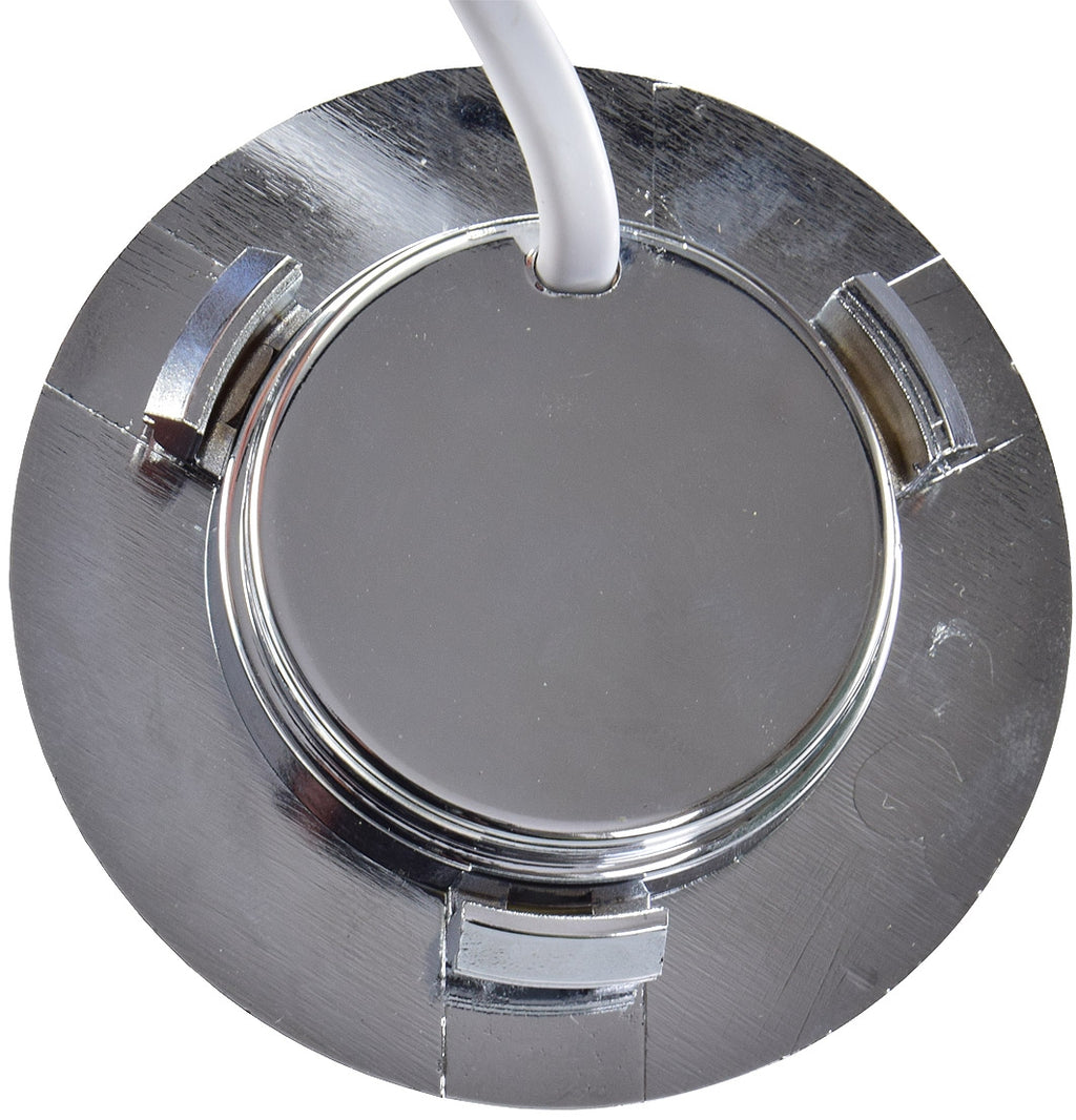 LED-Einbauleuchte "EBL-HV65si", silber 2 Watt, 230V, 3000K, 160Lm, warmweiß