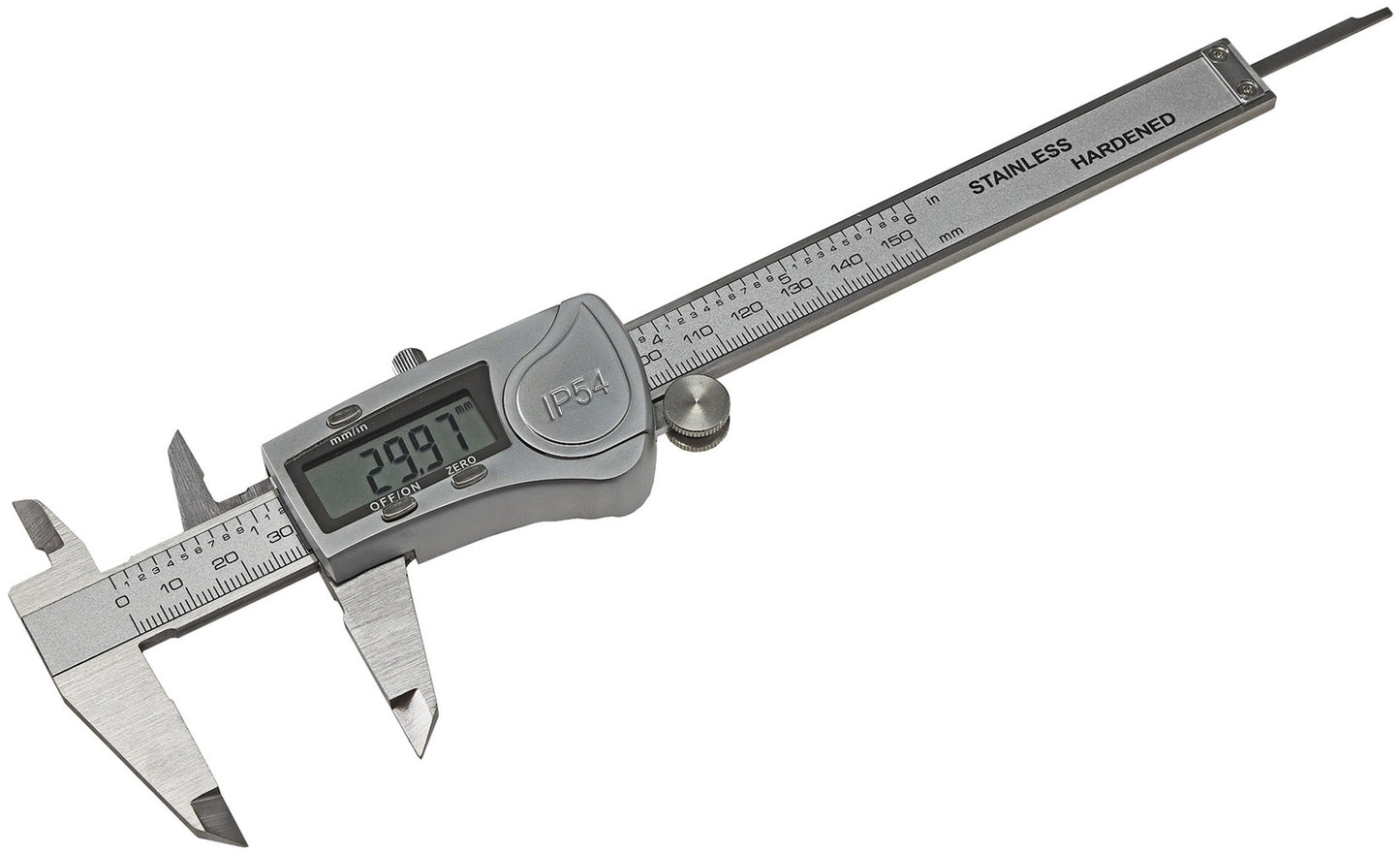 digitaler Messschieber 150mm "DS150 Pro" LCD-Anzeige, IP54 Wasser-/Öl-/Staubabw.