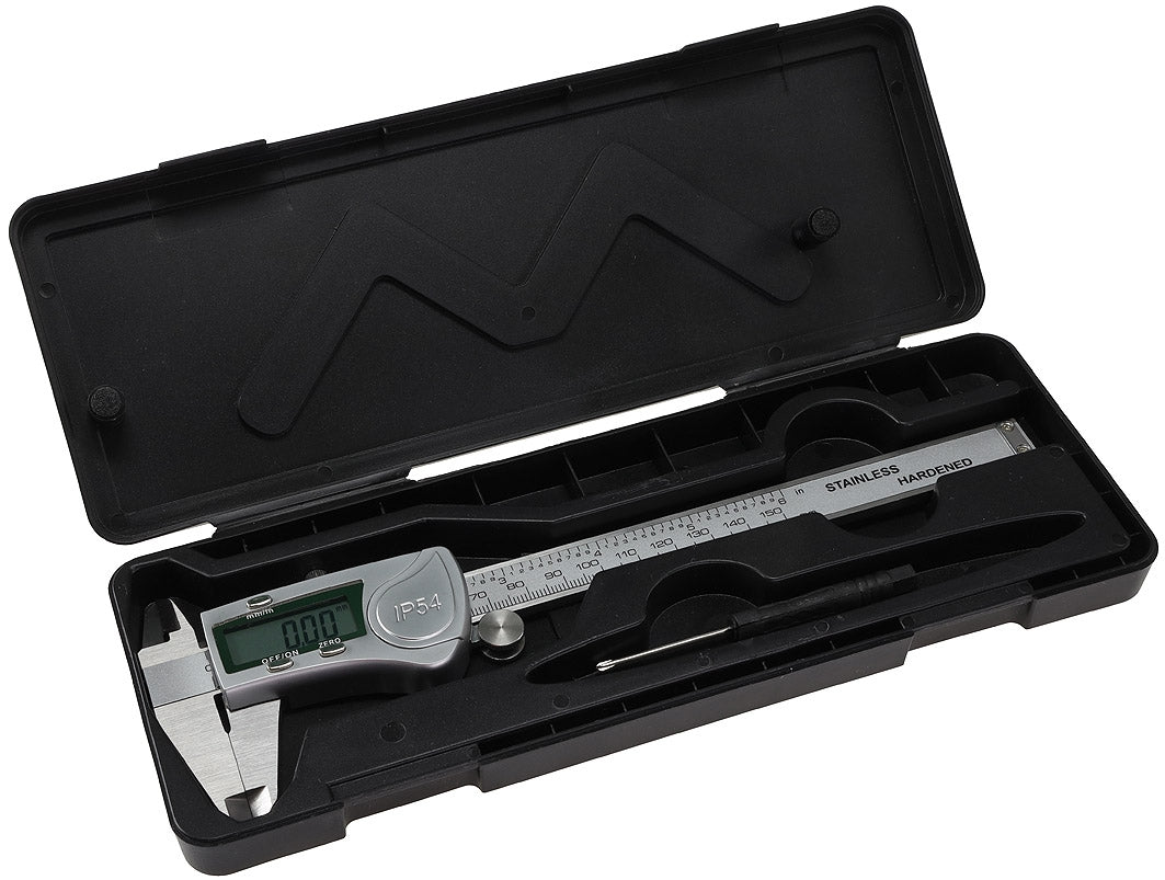 digitaler Messschieber 150mm "DS150 Pro" LCD-Anzeige, IP54 Wasser-/Öl-/Staubabw.