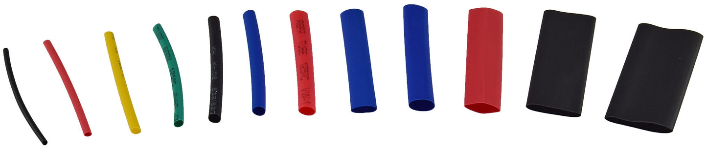 Schrumpfschlauch-Sortiment, 750-teilig in Plastikbox, Ratio 2:1, bunt