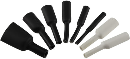Schrumpfschlauch-Sortiment, 300-teilig Plastikbox, klebend, Ratio 3:1, schw+wei