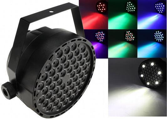 LED-Discostrahler "PARTY 54 RGB-W" DMX, 54x 1W LED