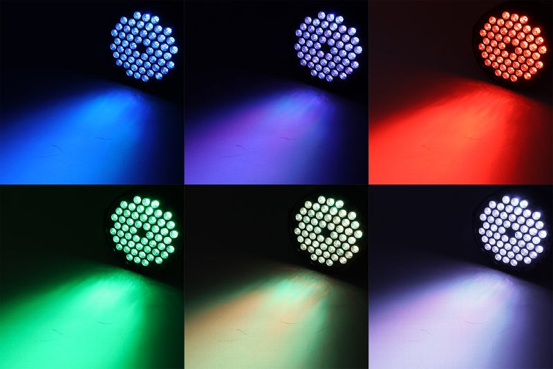 LED-Discostrahler "PARTY 54 RGB TCL" DMX, 54x 3W TCL LED