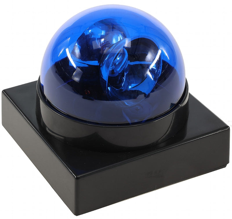 LED Polizeilicht Buzzer BLAU Batteriebetrieb, 12x12x10cm