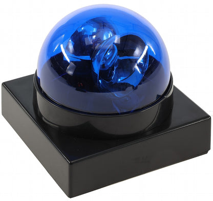 LED Polizeilicht Buzzer BLAU Batteriebetrieb, 12x12x10cm