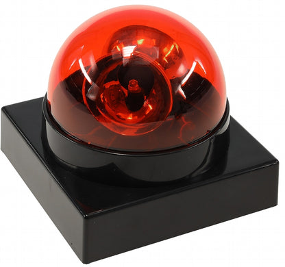 LED Polizeilicht Buzzer ROT Batteriebetrieb, 12x12x10cm