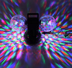 LED Lichteffekt "Party Double-Ball RGB" Netzbetrieb