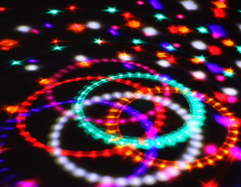 LED Lichteffekt "Party PowerBeams" Netzbetrieb, 193x182x150mm