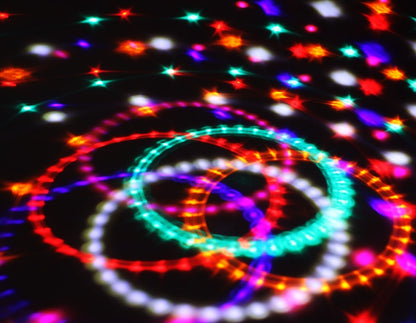 LED Lichteffekt "Party PowerBeams" Netzbetrieb, 193x182x150mm