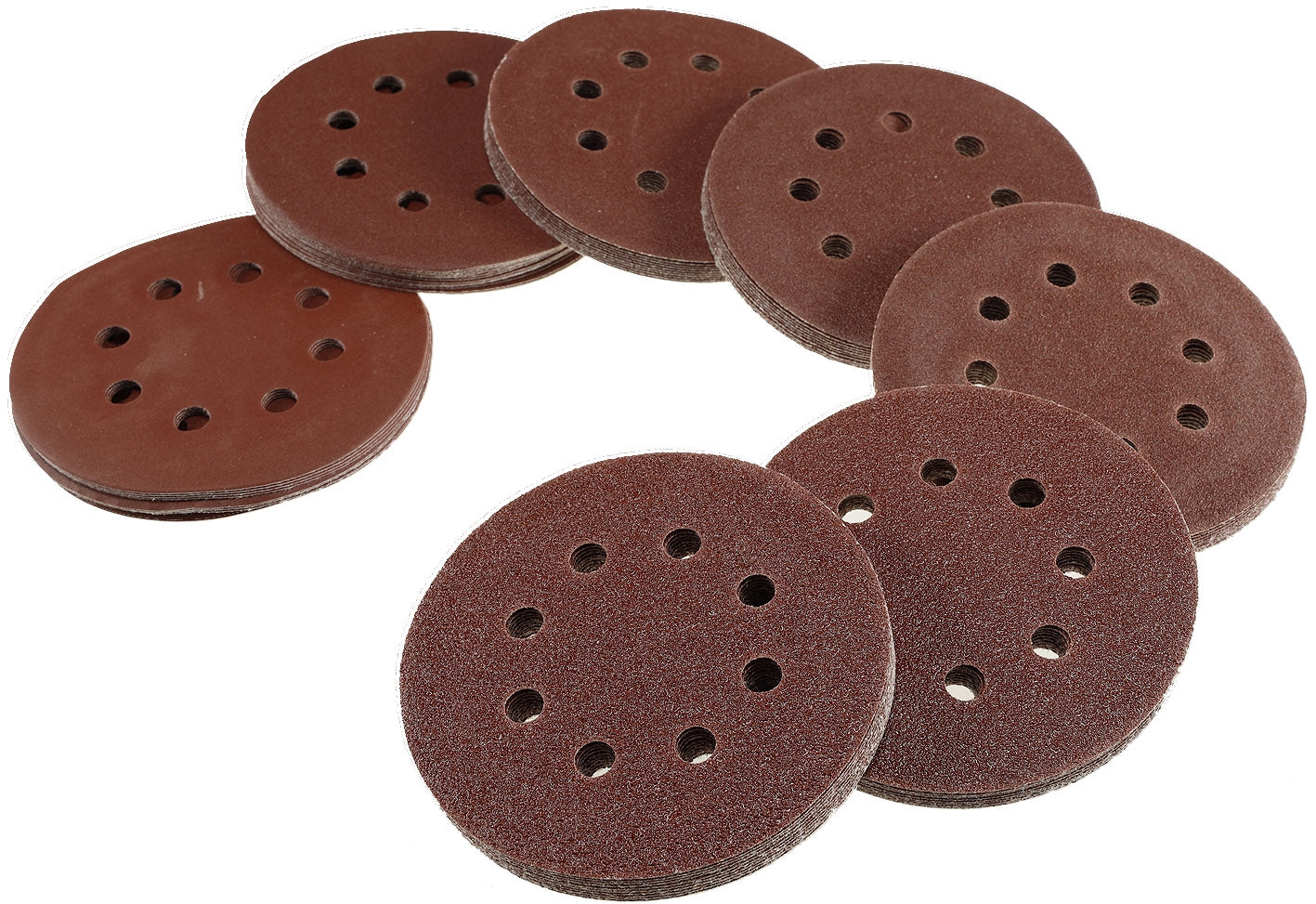 Schleifscheiben Ø125mm "Pro-XL", 70er Pk Körnung 40-60-80-120-180-240-320-400-600