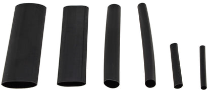 Schrumpfschlauch-Sortiment, 142-teilig Plastikbox, klebend, Ratio 3:1, schwarz