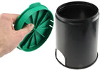 Bodeneinbaudose mit 2 Ausgängen ØxH168x236mm, z.B. für IP68 Verteilungen