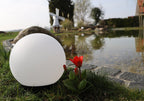 LED Solar Kugelleuchte 20cm Ø neutralweiße LEDs, IP44