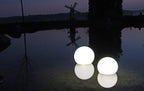 LED Solar Kugelleuchte 20cm Ø neutralweiße LEDs, IP44