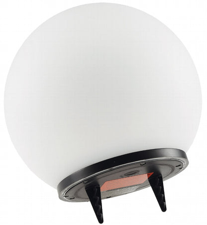 LED Solar Kugelleuchte 25cm Ø neutralweiße LEDs, IP44