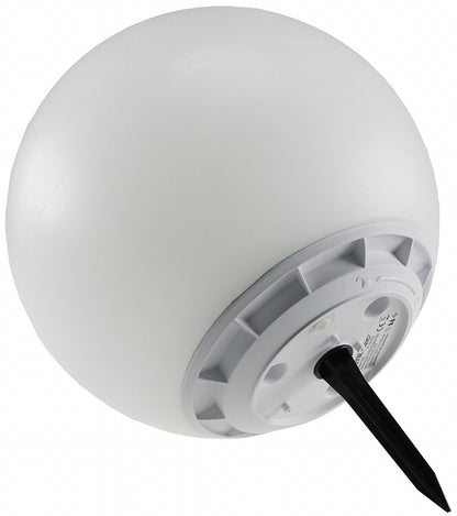 LED Solar Kugelleuchte RGB 30cm Ø Farbwechsel und neutralweiß