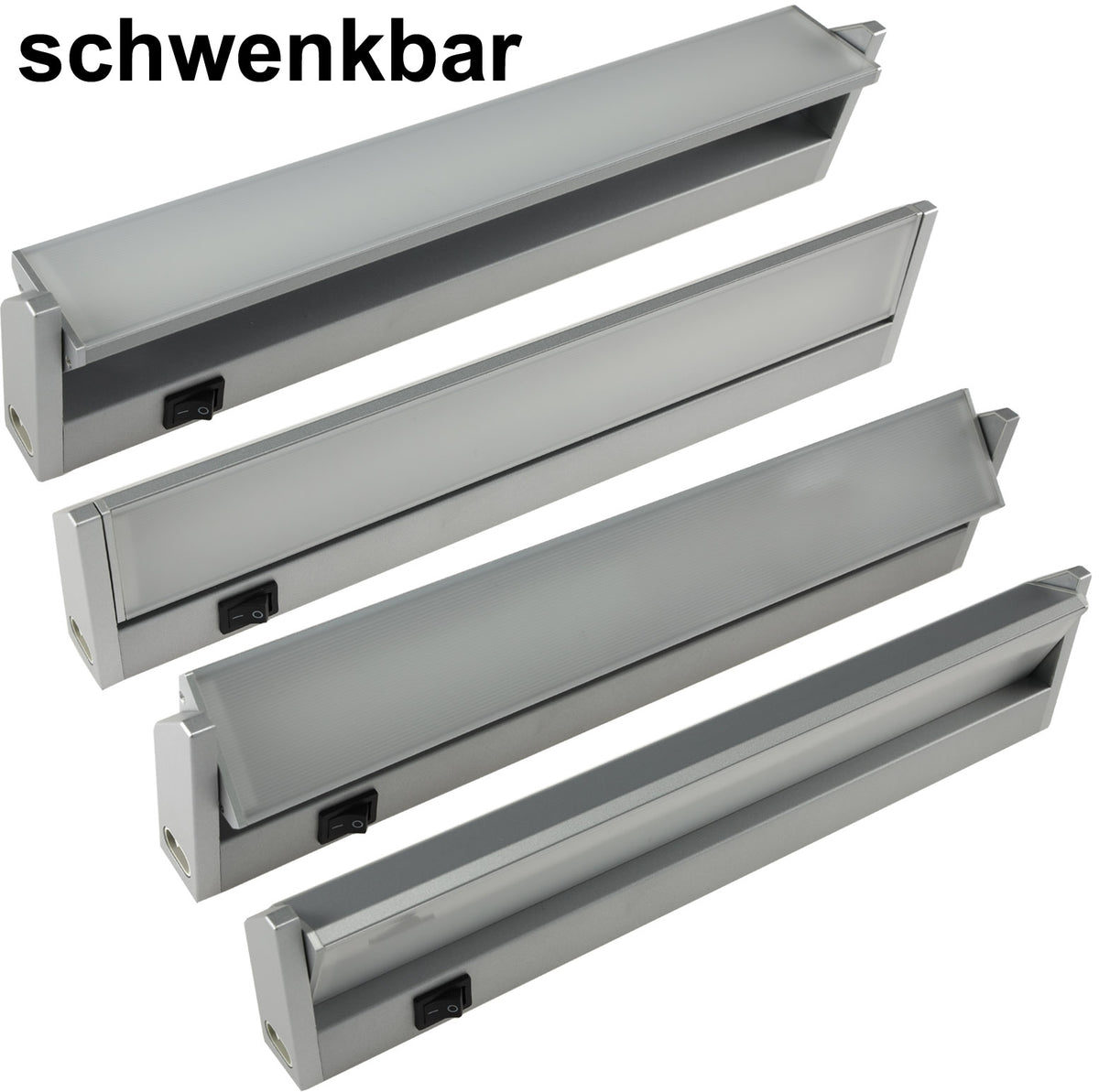 LED Unterbauleuchte "Versatile" 35cm 30 LEDs, 5W, 4000K, 370lm, schwenkbar