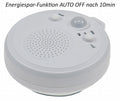 Duschradio mit Saugnapf, weiß Energiespar-Funktion, 3xAA, Batterie # Auto OF1F nach 10min #