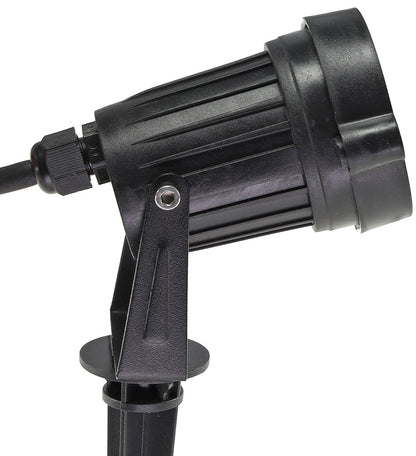 LED Gartenleuchte "CT-GS5" warmweiß 5W, 230V, 1,5m Kabel+Erdspieß, schwarz