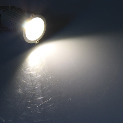 LED Gartenleuchte "CT-GS5" neutralweiß 5W, 230V, 1,5m Kabel+Erdspieß, schwarz