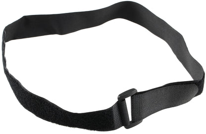 Klettband mit Öse, 5er Pack 80x3cm, schwarz