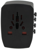 Welt-Reiseadapter mit 4x USB-Ladegerät 5V=, gesamt 5A, Adapter für 150 Länder