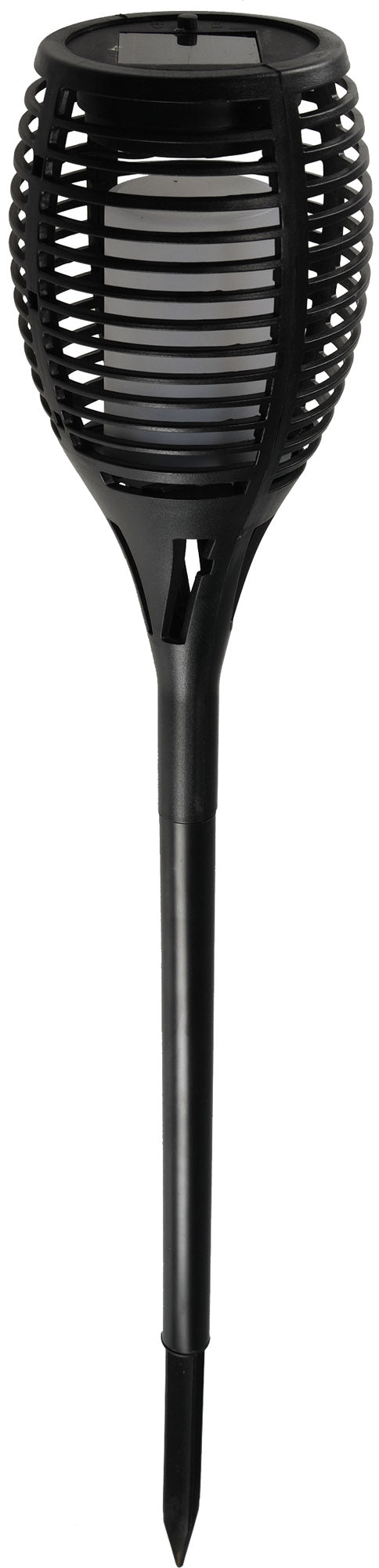 LED Solar Gartenleuchte "Flamme" mit Erdspieß, Flammen-Effekt, 59cm