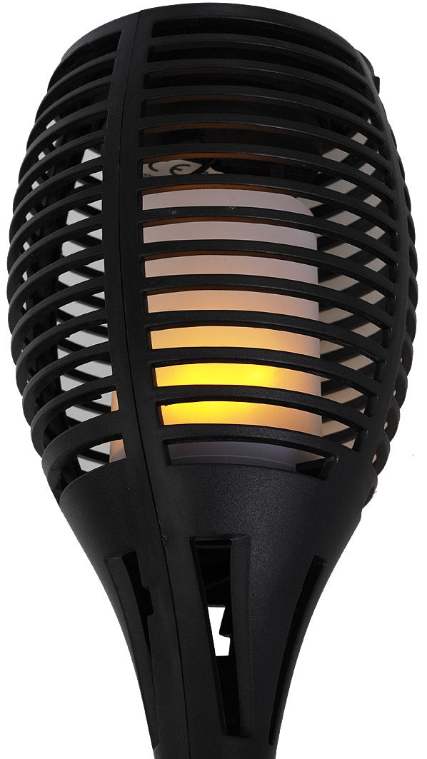 LED Solar Gartenleuchte "Flamme" mit Erdspieß, Flammen-Effekt, 59cm