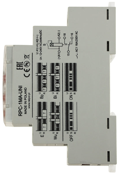 Multifunktions-Zeitrelais 1 Wechsler, 230V/16A, 10 Funktionen