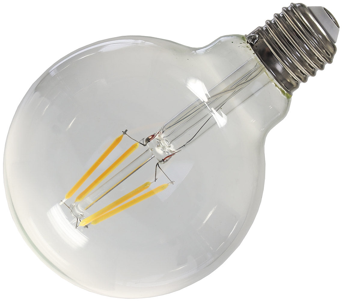 LED Globelampe 95mm E27 "Filament G95" 3000k, 470lm, 230V/4W, warmweiß