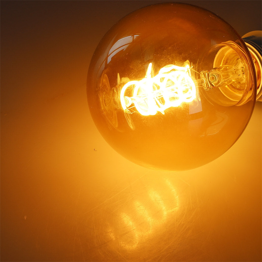 LED Globelampe 95mm E27 "Vintage G95" 2000k, 280lm, 230V/4W, warmweiß/amber