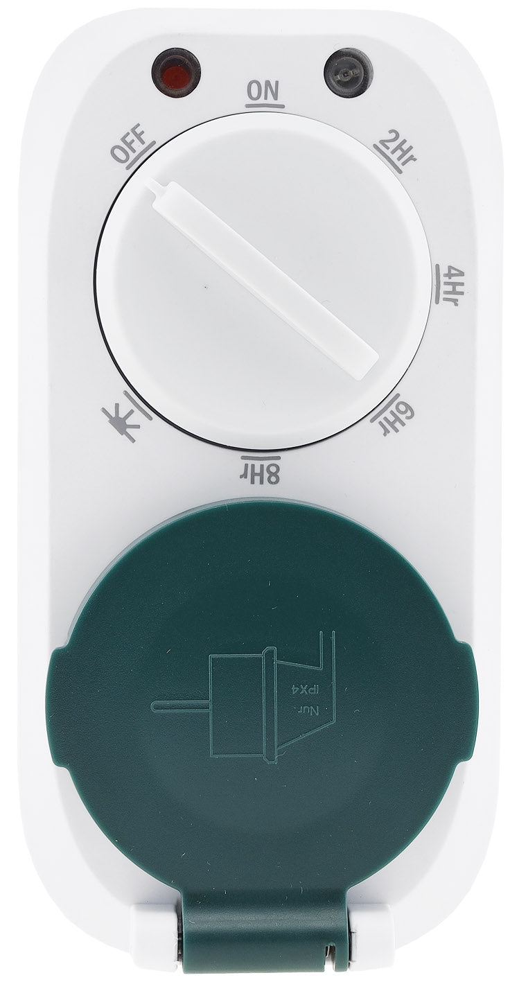 analoge Zeitschaltuhr mit Dämmerungs- & Countdown-Funktion, 16A, 3600W, IP44