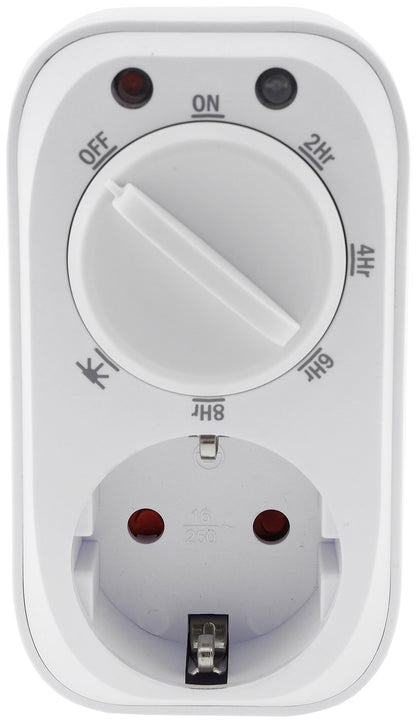 analoge Zeitschaltuhr mit Dämmerungs- & Countdown-Funktion, 16A, 3600W, IP20
