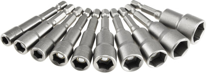 Bitsatz Steckschlüssel MAGNETIC 10-tlg. 6, 7, 8, 9, 10, 11, 12, 13, 14, 15mm