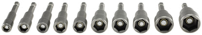 Bitsatz Steckschlüssel MAGNETIC 10-tlg. 6, 7, 8, 9, 10, 11, 12, 13, 14, 15mm