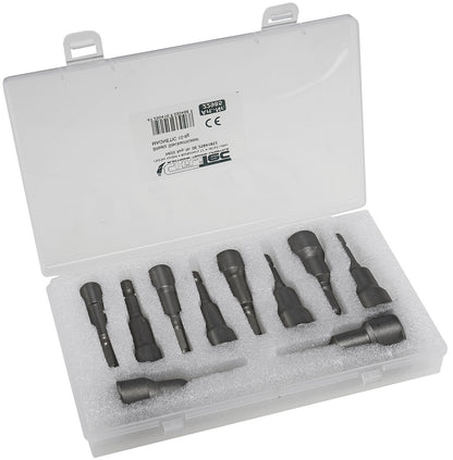Bitsatz Steckschlüssel MAGNETIC 10-tlg. 6, 7, 8, 9, 10, 11, 12, 13, 14, 15mm