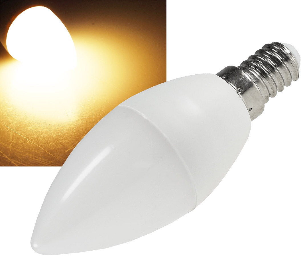 LED Kerzenlampe E14 "RA95" 2900k, 480lm, 230V/6W, 160°, warmweiß