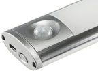 LED Akku-Leuchte PIR Sensor "MAL-12 nw" 12x4x2cm, 1W, 60lm, Alu, neutralweiß