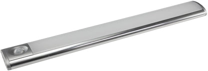 LED Akku-Leuchte PIR Sensor "MAL-30 ww" 30x4x2cm, 3W, 150lm, Alu, warmweiß