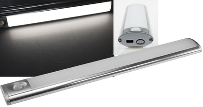 LED Akku-Leuchte PIR Sensor "MAL-30 nw" 30x4x2cm, 3W, 150lm, Alu, neutralweiß