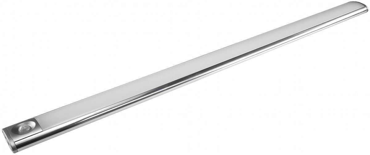 LED Akku-Leuchte PIR Sensor "MAL-60 ww" 60x4x2cm, 5W, 200lm, Alu, warmweiß