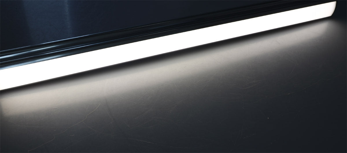 LED Akku-Leuchte PIR Sensor "MAL-60 nw" 60x4x2cm, 5W, 200lm, Alu, neutralweiß
