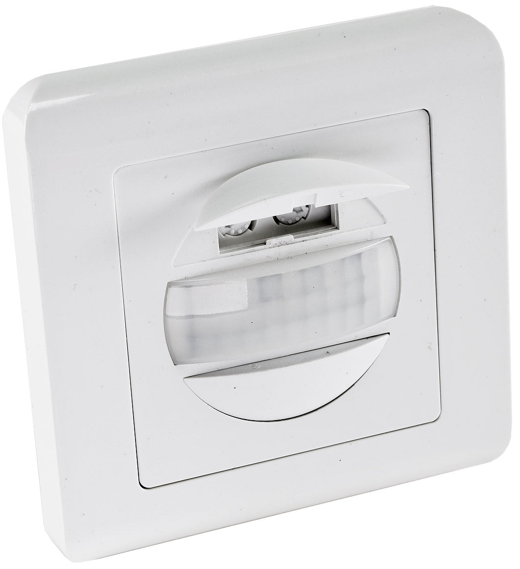 Unterputz PIR-Bewegungsmelder 160° Pro LED geeignet, 2-Draht Technik, weiß